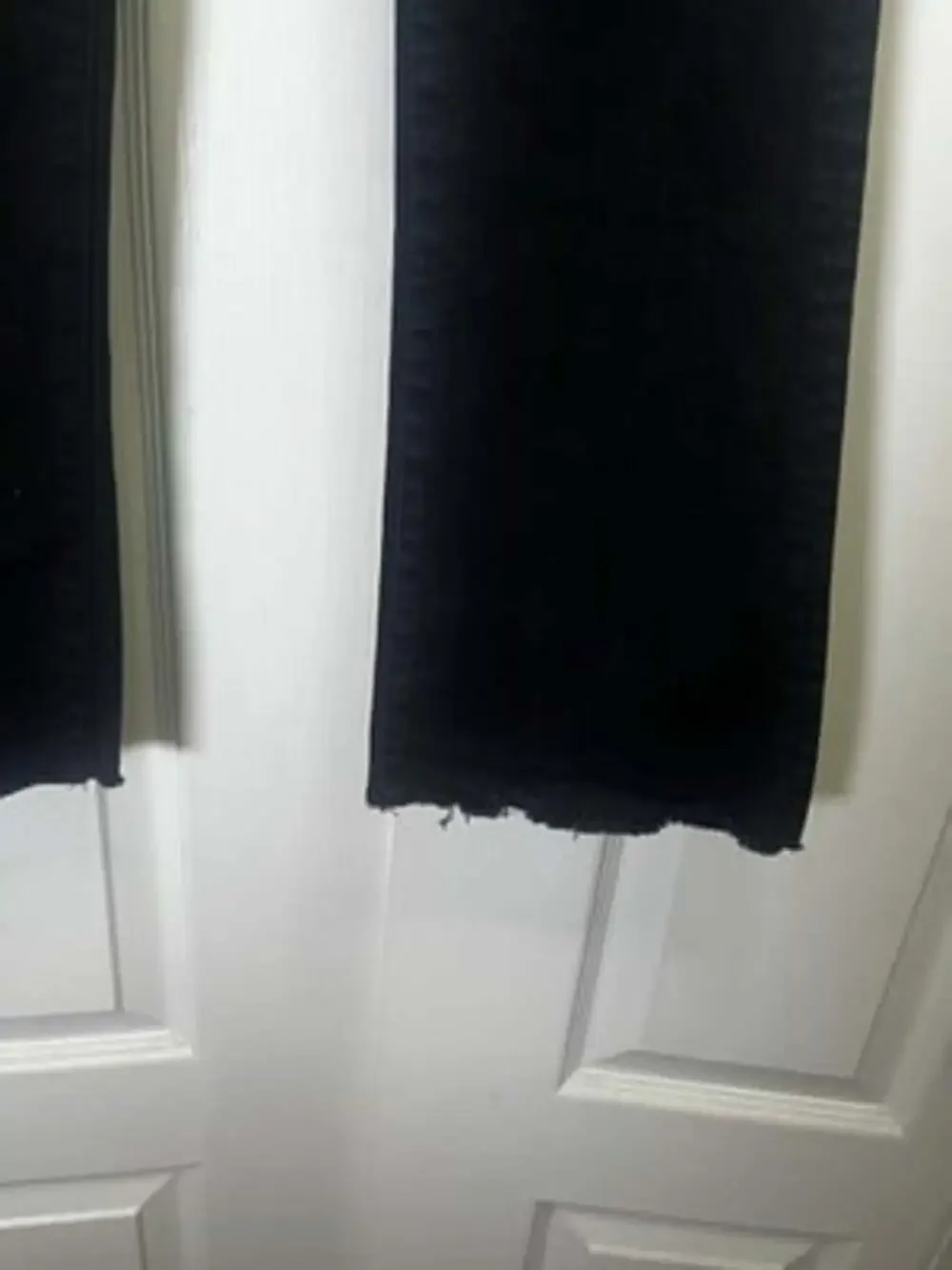 MOTHER THE HUSTLER HIGH WAIST ANKLE FRAY JEANS NOT GUILTY SIZE 26 Designer Black